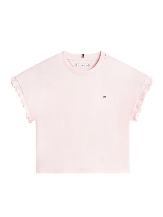 Kids Top Short-sleeved Pink