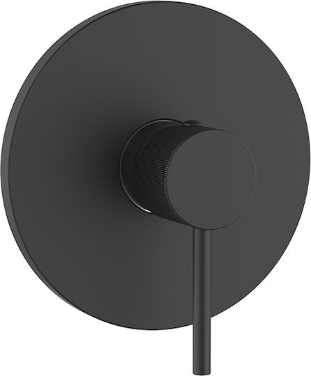 Orabella Built-in Faucet Mixer for Shower 1 Exit Black