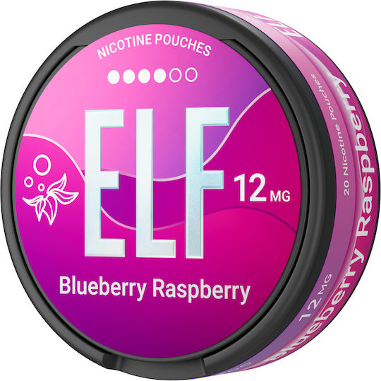 Elf Bar Pouches Νικοτίνης 12mg με Γεύση Blueberry Raspberry