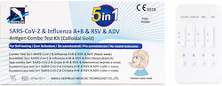 Deepblue Combo 5-in-1 Selbsttest auf Covid, Grippe & RSV 1 Stück Deepblue Combo 5-in-1 Selbsttest auf Covid, Grippe & RSV 1 Stück