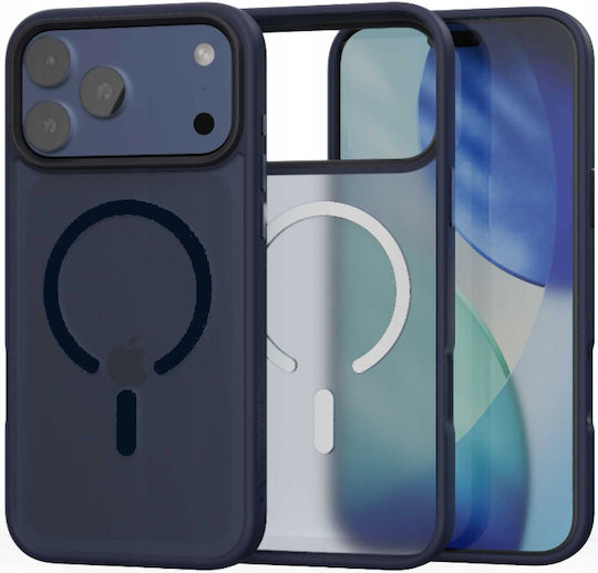 Spacecase Fusion Mag Umschlag Rückseite Kunststoff Blau (iPhone 17 Pro)