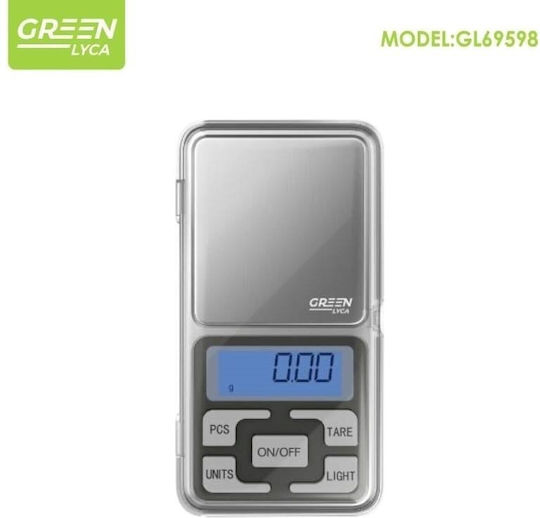 Green Lyca Επαγγελματική Ζυγαριά Ακριβείας με Ακρίβεια 0.01gr
