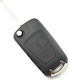 Opel 3-Button Flip Key Case Blade On Left