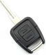 Opel 2-button Key Case Right Blade