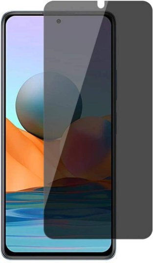 Vollkleber Privatsphäre Vollflächig gehärtetes Glas Schwarz (Redmi Note 12S)