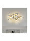 Alista Home Πλαφονιέρα Οροφής Λευκή με Ενσωματωμένο LED και Τηλεχειριστήριο