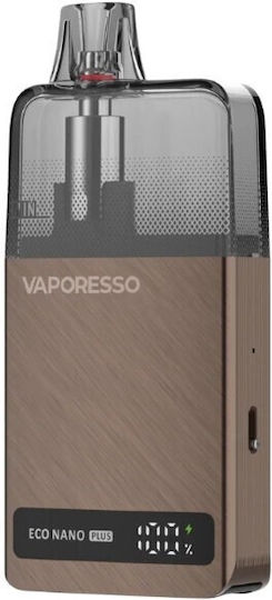 Vaporesso Eco Nano Plus Pod Kit 10ml with Built-in Battery 1400mAh Brown