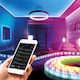 Alista Home Inteligent Bandă LED Wi-Fi 220V RGB Lumină 2m Tip SMD5050 cu Sursă de alimentare & Telecomandă