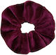 Βελούδινο Scrunchie Μπορντό
