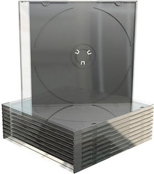 Mediarange Cd Slimcase Black 100 Pieces Cases Cases Cd Dvd Blu-ray Plastic Bulk