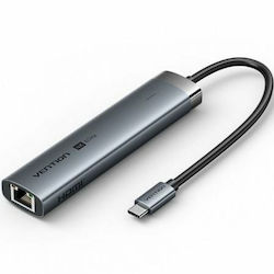 Vention USB-C Docking Station με HDMI 4K PD (TGNHB) Vention USB-C Docking Station με HDMI 4K PD (TGNHB)