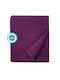 Isadore Lorraine Sheet Super-Double 220x260cm. Purple/Aubergine