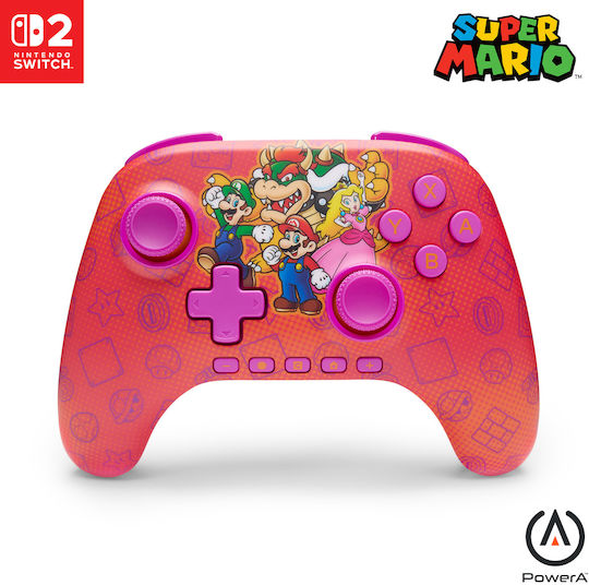 PowerA Mario and Friends Wireless Gamepad for Switch 2 Red