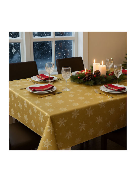Alista Home Weihnachtliches Tischtuch Gold Alista Home Weihnachtliches Tischtuch Gold