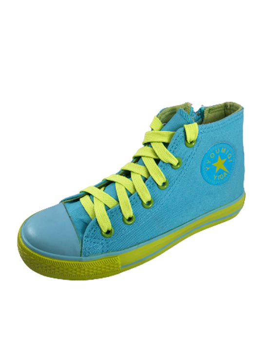 Chippo Kids Sneakers High Light Blue