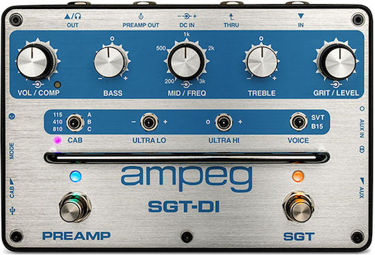 Ampeg SGT-DI Blue Anniversary Педал Предусилвател Електрически бас