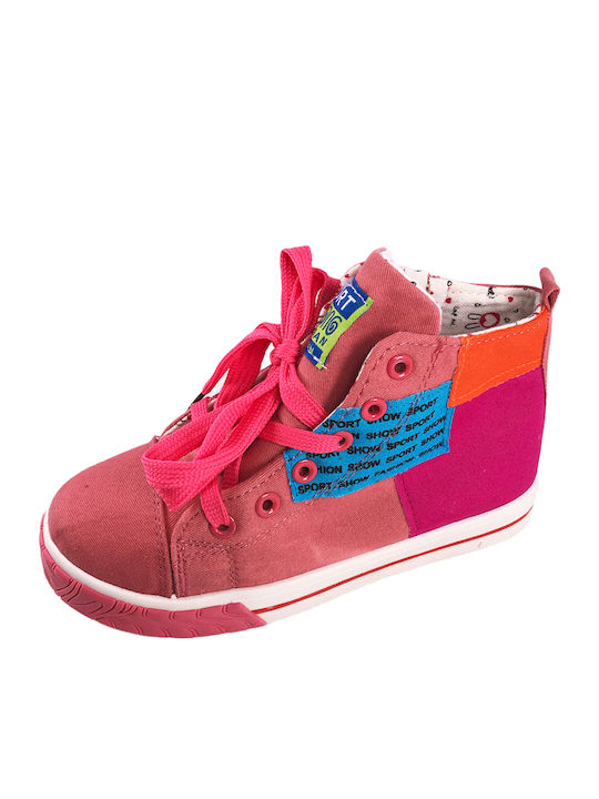 Chippo Kinder Sneakers Hoch Rosa