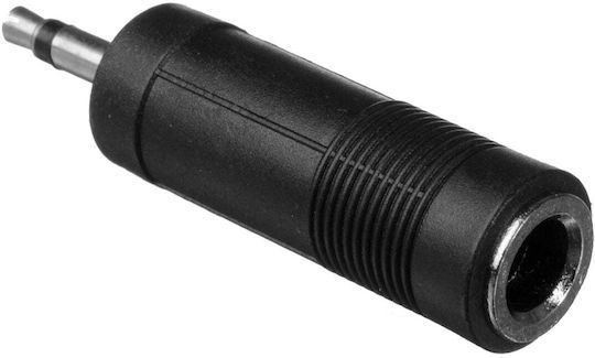 Powertech Konverter 3.5mm männlich zu 6.3mm weiblich 5Stück CAB-J023