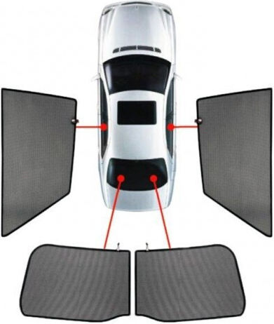 CarShades Κουρτινάκια Αυτοκινήτου Πεντάπορτο (5D) 5x176εκ. 6τμχ