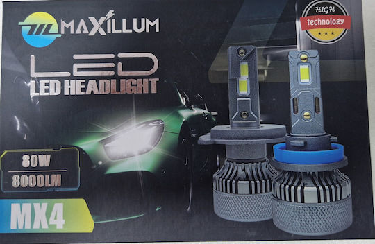 Lampen Auto HB4-9006 Canbus LED 6500K Kaltes Weiß 12V 50W 2Stück