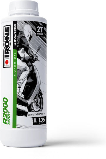 Ipone Scoot City Ημισυνθετικό Λάδι Μοτοσυκλέτας για Δίχρονους Κινητήρες 1lt