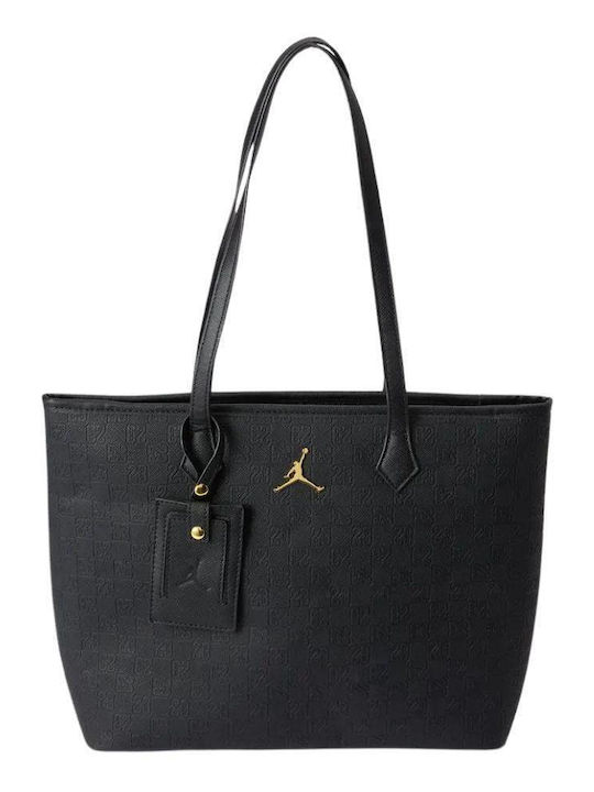 Jordan Monogram Γυναικεία Τσάντα Tote Χειρός Μαύρη