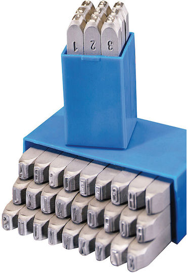 Set Uppercase Letter Punches 12 Mm S