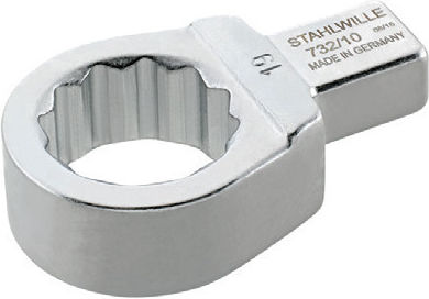Interchangeable Ring Key Cap Torque Wrench 9x12 Mm Size 17