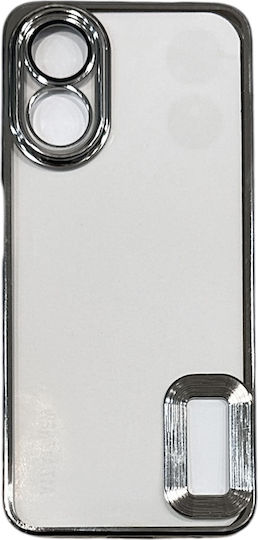 Electro Umschlag Rückseite Silber (Oppo A17)