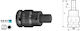 Impact 1/2'' Socket Head 7mm External Hex Profile