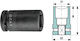 3/4'' 4-sided Short Impact Socket 27