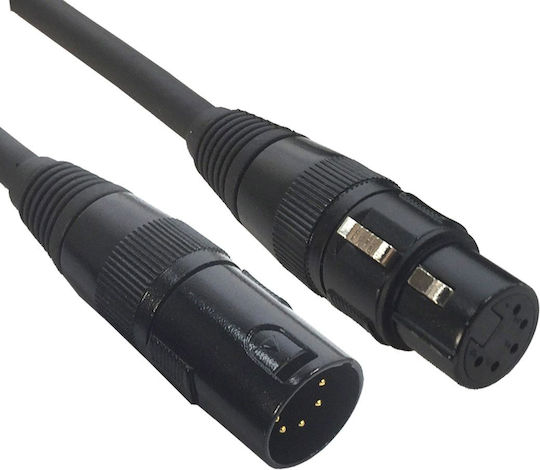 Accu-Cable Cable XLR female - Μαύρο 10m