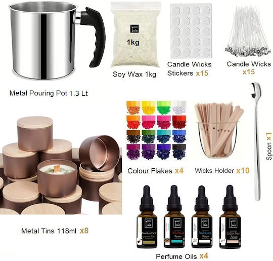 Gaia Products Ароматична Соева Свещ в Метална Кутия Памук