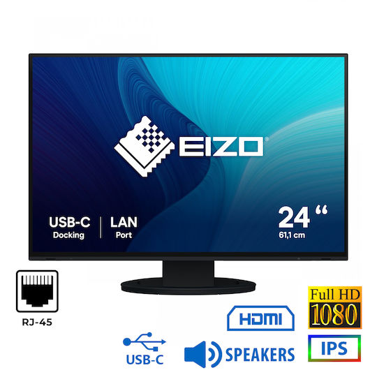 Eizo FlexScan EV2495 Refurbished Grade A IPS Monitor 24" FHD 1920x1200