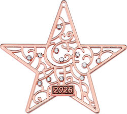 Metal Decorative Star Rhinestone 6x6cm M2026/44...