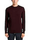 Fox Women's Sweater Cotton Burgundy