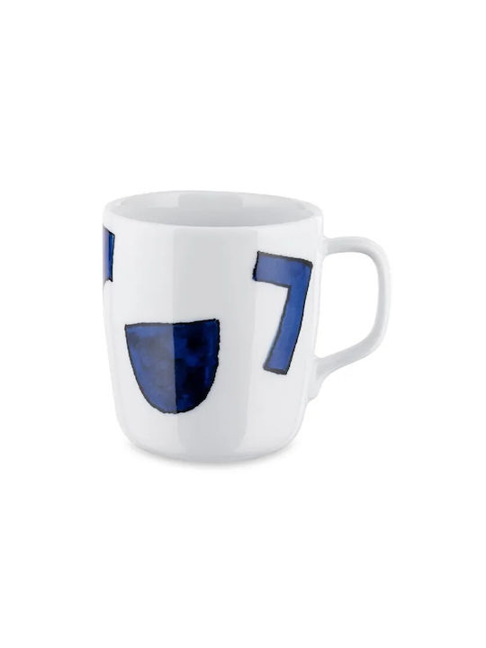 Alessi Cană din Porțelan Albă 300ml