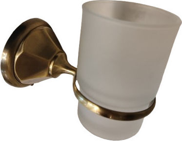Wandmontiert Getränkehalter Glas Bronze