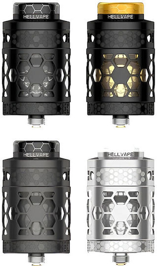 Hellvape Dead Rabbit Ατμοποιητής Ηλεκτρονικού Τσιγάρου RTA 26mm Μαύρο