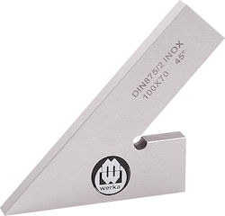 Unghiometru Pătrat 45 Grade Dimensiune 100 X 70 Mm