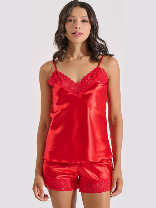 Milena by Paris Winter Babydoll Red