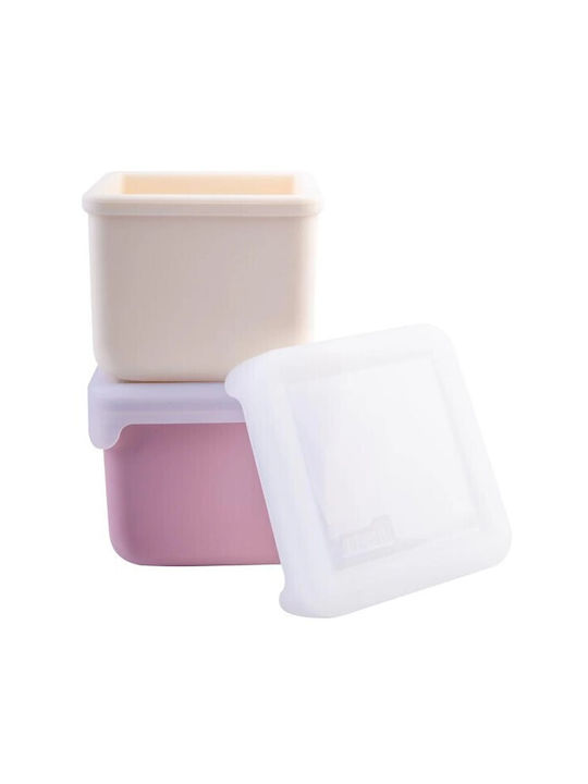 Melii Microwave Silicone Lunch Box Multicolour 2pcs