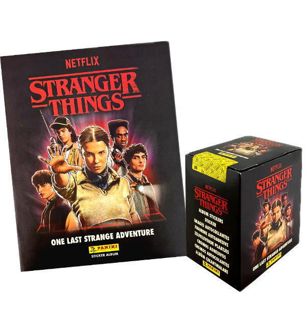 Álbum de figurinhas de Stranger Things tem cenas da temporada 5