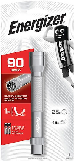 Energizer Φακός LED με Μέγιστη Φωτεινότητα 90lm Metal
