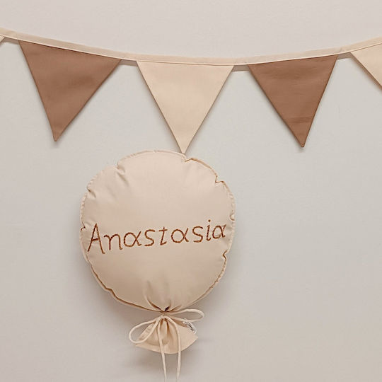 Magnolia Handmade Παιδικό Διακοσμητικό Κρεμαστό Μπαλόνι από Ύφασμα