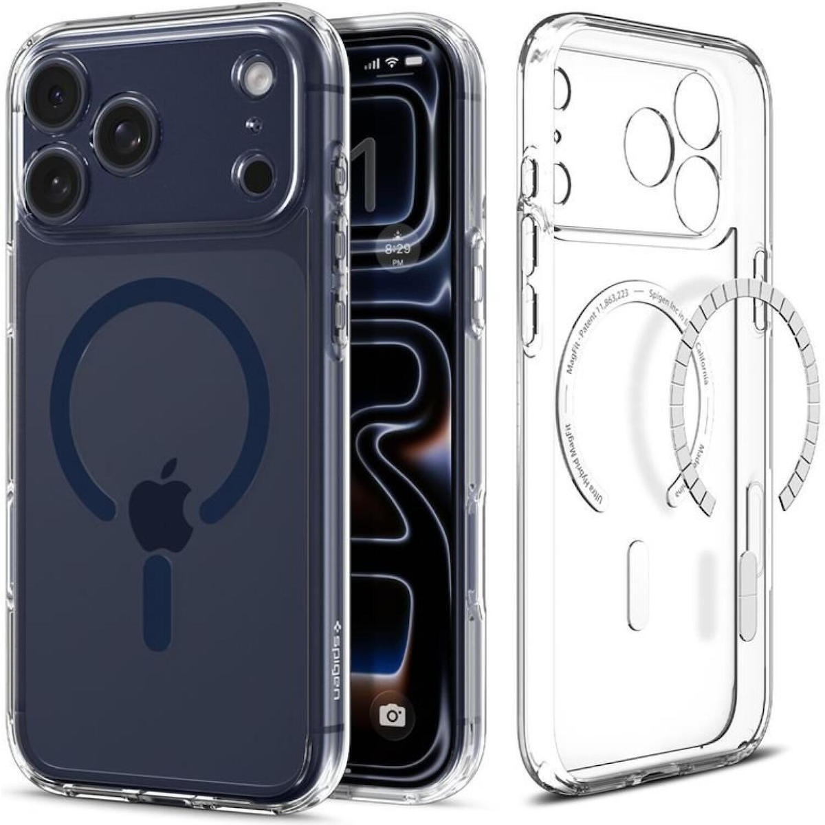 Spigen Ultra Hybrid MagFit Back Cover Silicone / Plastic 2mm Clear 