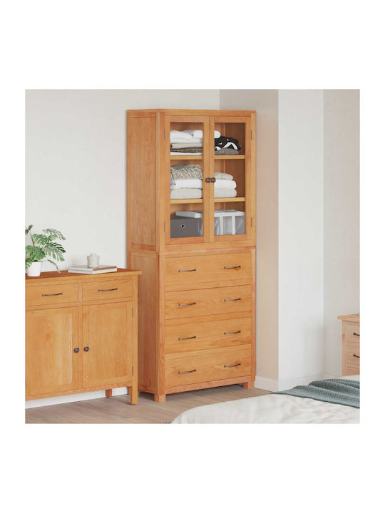 Kleiderschrank Büro Coffee 80x35x185cm