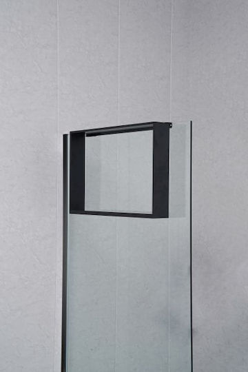 Gloria Salto Raft Cadă Metal 60x40x8.5cm Neagră