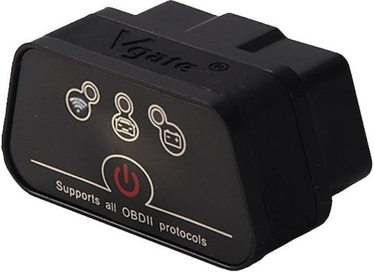 Interfață Diagnostic Multimarcă Vgate Icar2 Negru Bluetooth Obd2
