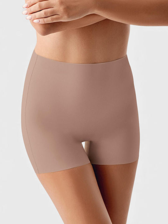 New Bra Lingerie Boxer Σύσφιξης Χωρίς Ραφές Καπουτσίνο